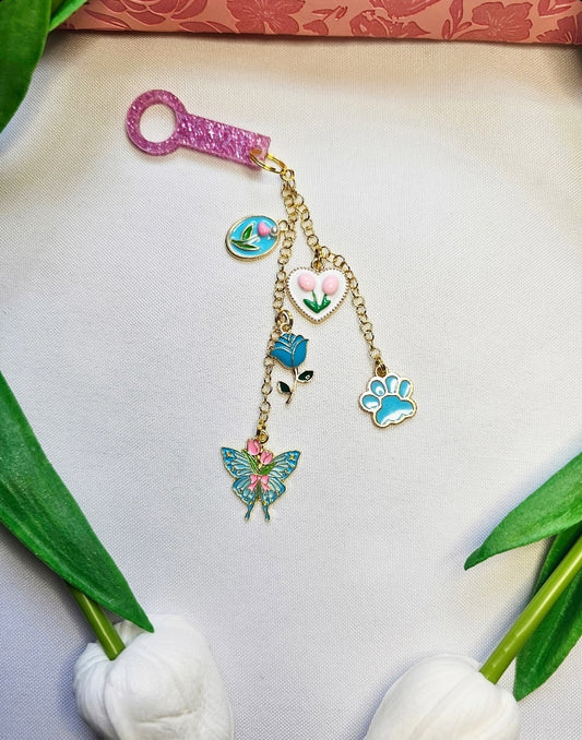 Blossoms & Paws Tumbler Charms
